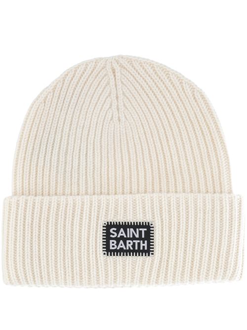 Berretto invernale Beanie a coste bianco MC2 SAINT BARTH | BERRY02432G